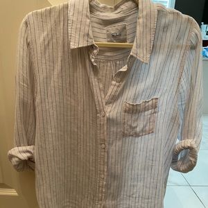 Rails linen button down